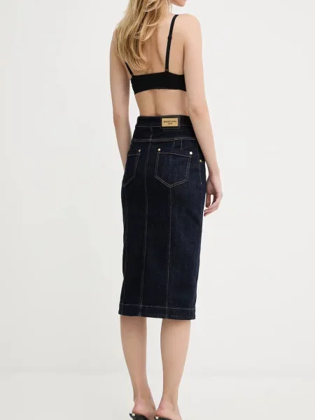 Džínová sukně Marciano Guess KYLIE tmavomodrá midi