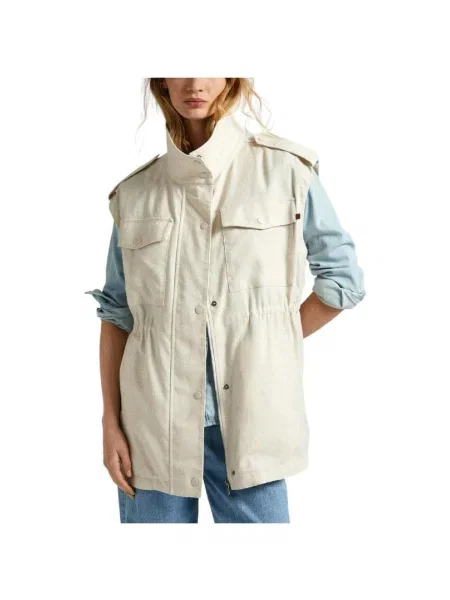Kabát Pepe Jeans béžová
