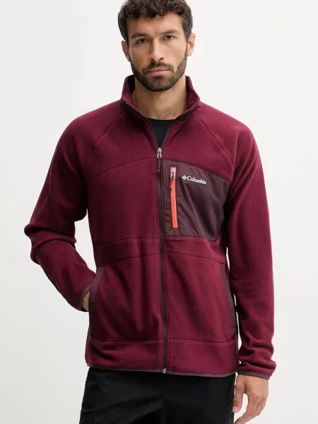 Columbia bluza Fast Trek gładka bordowy