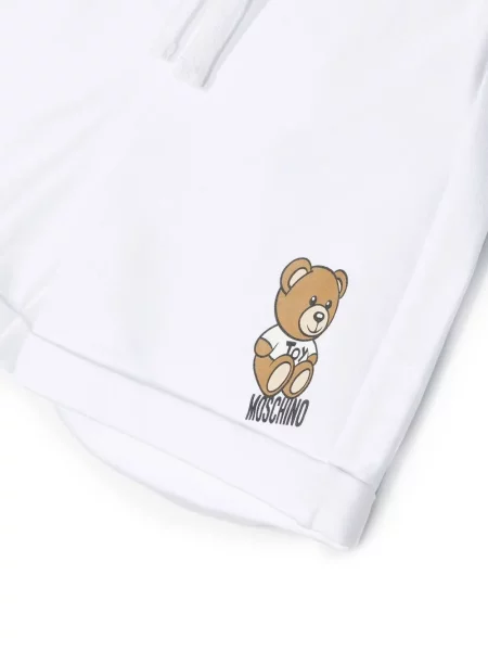 Szorty dziecięce Moschino białe