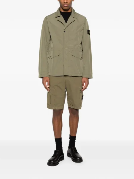 Geacă Stone Island cu strasuri verde