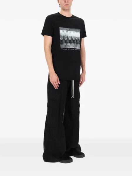 Pantaloni cargo Rick Owens Drkshdw cu cordon negru