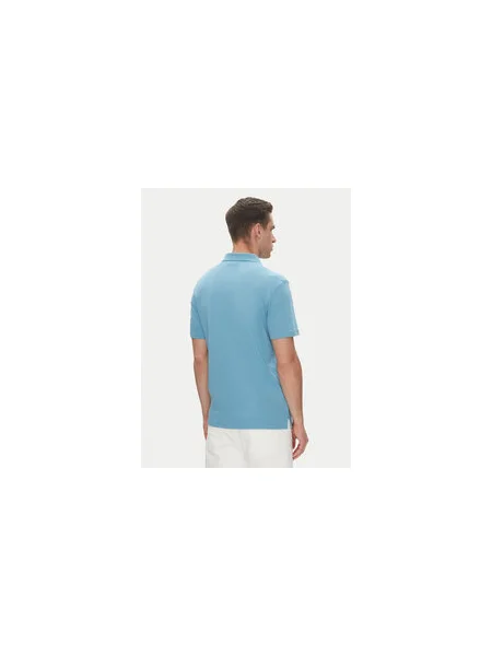 Calvin Klein Pólóing Supima Regular Fit kék