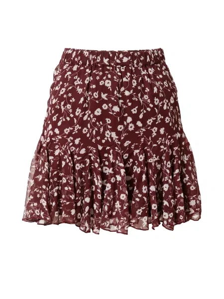 ABOUT YOU Fustă Rosa roz pastel / bordeaux roșu