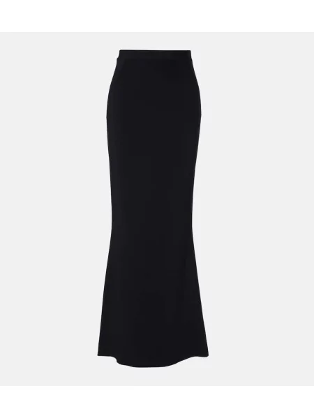 Fusta maxi Givenchy cu talie înaltă negru