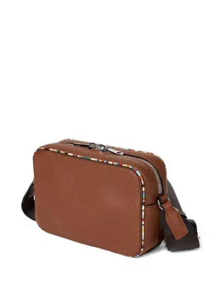Geantă Paul Smith din piele maro