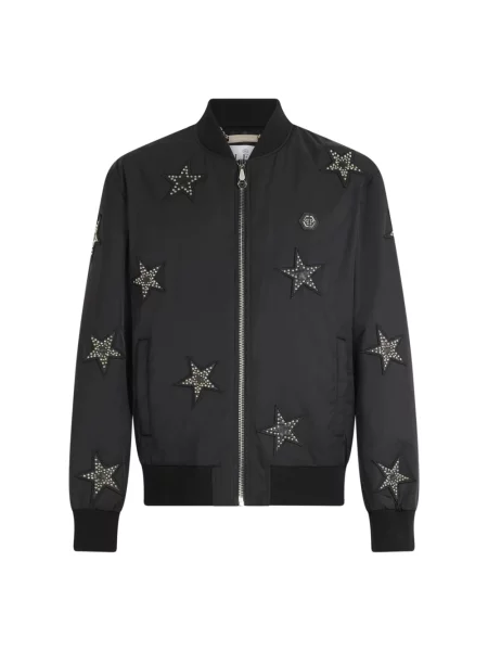 Kurtka bomber Philipp Plein czarny