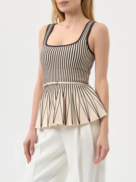 Топ Elisabetta Franchi бежевый
