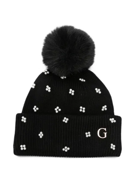 Căciulă Guess cu perle negru