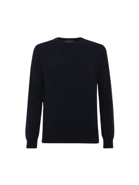 Sweter Alpha Studio wełniany niebieski