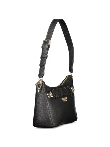 Shopper kabelka Guess s autogramem černá