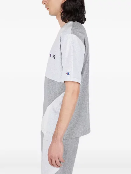 Tricou Anrealage cu broderie gri