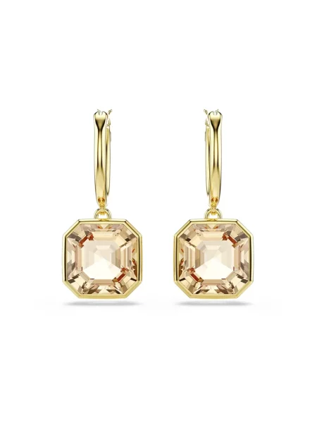 Swarovski kolczyki MILLENIA żółte