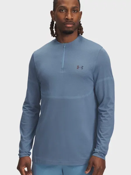 Бесшовная спортивная кофта Under Armour синяя