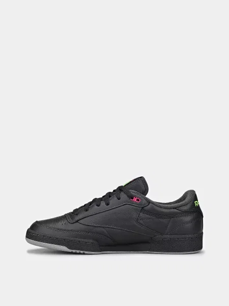 Кожаные кроссовки Reebok серые