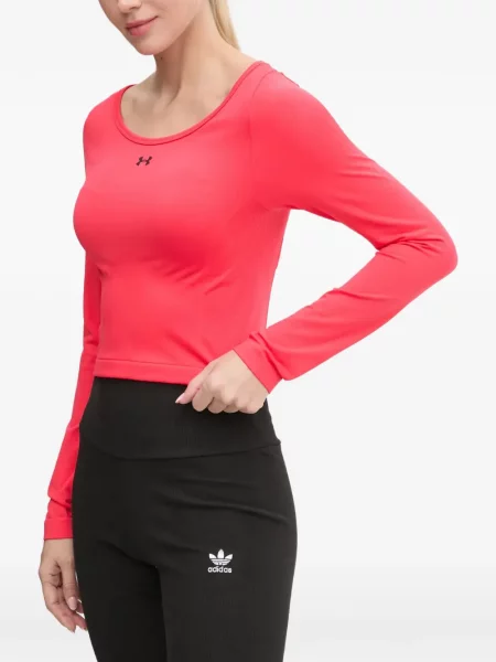 Decupat tricou Under Armour cu imagine roz