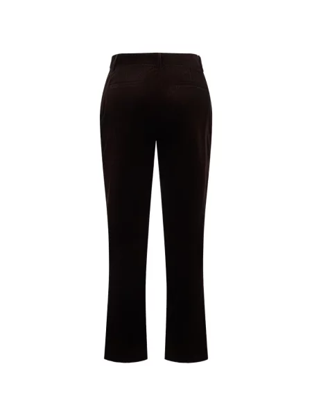 Pantaloni Moorer de catifea cord maro
