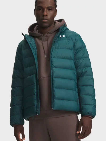 Пуховик Under Armour з капюшоном зелений