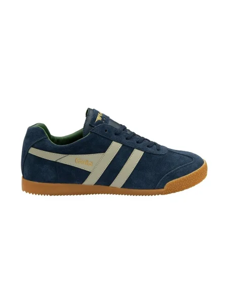 Pantofi Gola din piele de căprioară albastru