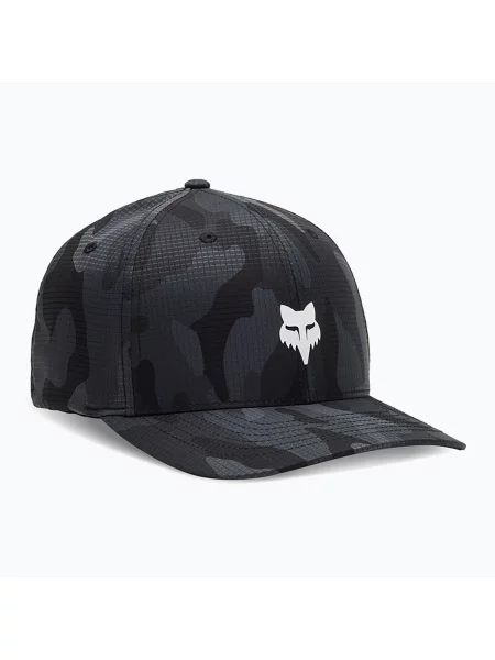 Șapcă pentru bărbați Fox Racing Fox Head Camo Tech Flexfit black camo negru