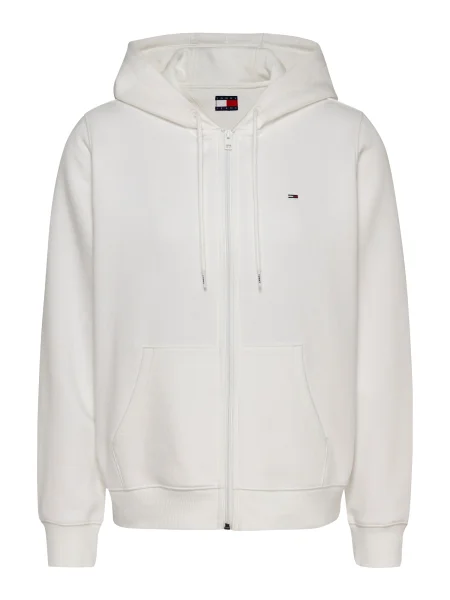 Tommy Jeans Hanorac murdar alb