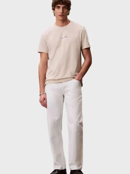 Футболка Calvin Klein Jeans бежевая