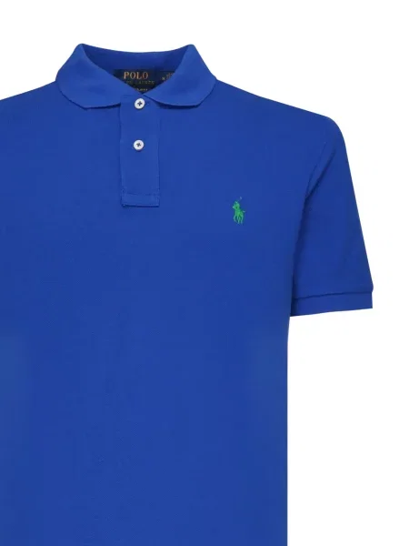 Siuvinėta polo marškinėliai Polo Ralph Lauren mėlyna