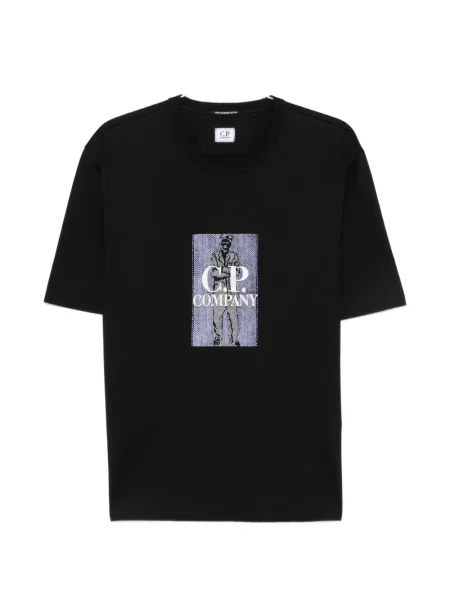 Tricou C.p. Company cu imagine negru