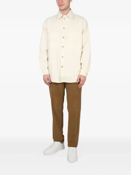 Pantaloni Pt Torino de catifea cord maro
