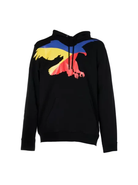Bluza z kapturem Marcelo Burlon z kapturem czarna