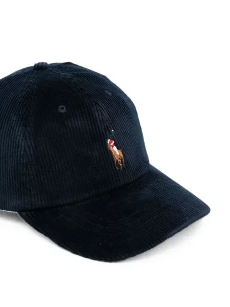 Κασκέτο Polo Ralph Lauren με κέντημα κοτλέ καφέ