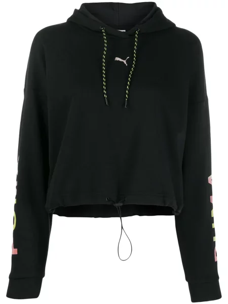 Cropp hanorac cu glugă Puma negru