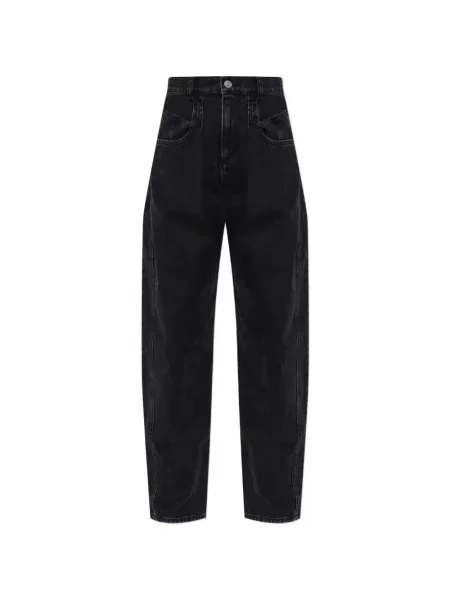 Blugi conici Isabel Marant conici negru