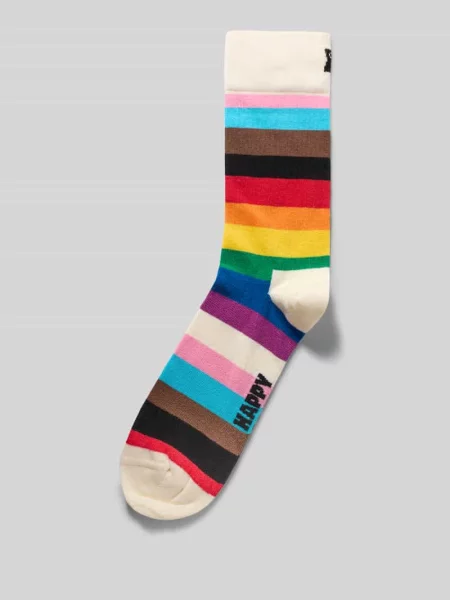 Skarpety z pride edition nadrukiem Happy Socks białe
