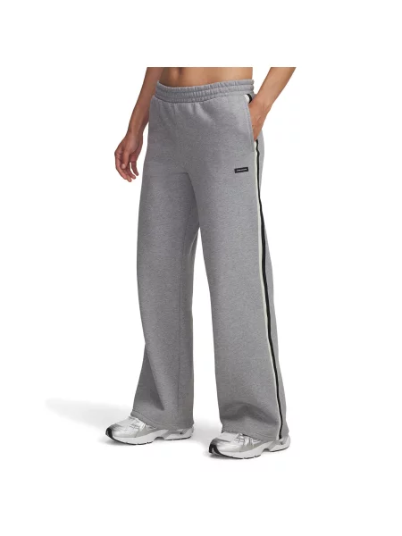 Nadrágok Under Armour Icon Hwt Flc Puddle Pant Gray L