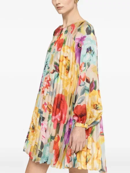 Sukienka w kwiaty Nissa w kwiatki z nadrukiem