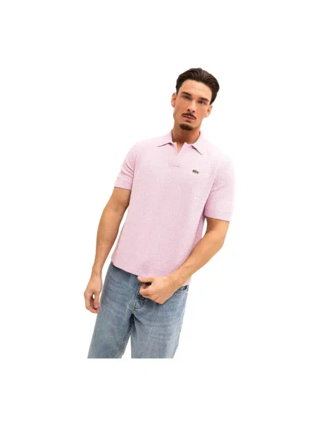 Koszulka polo Lacoste różowa
