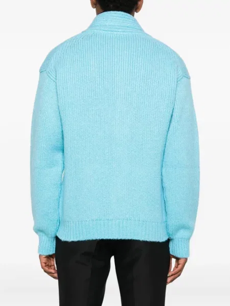 Gulerat cardigan Tom Ford albastru