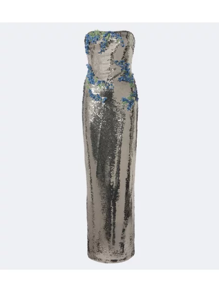Rochie Monique Lhuillier cu model floral