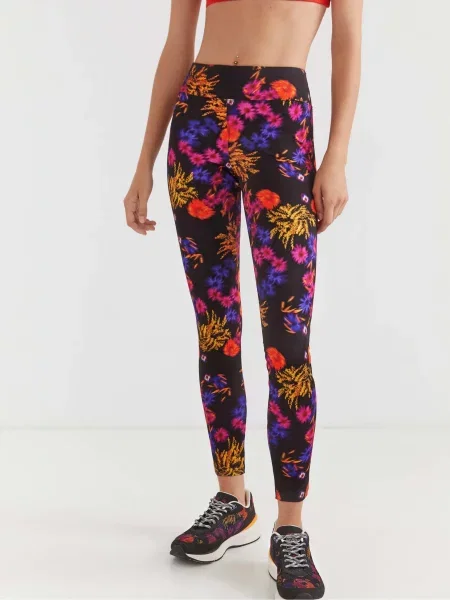 Legginsy Desigual brązowe