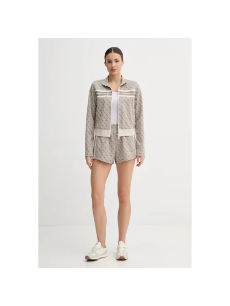 Bluza rozpinana Guess beżowa