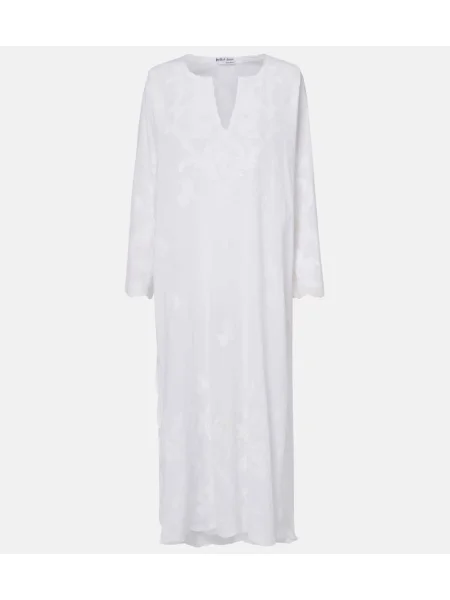 Rochie Juliet Dunn cu broderie alb