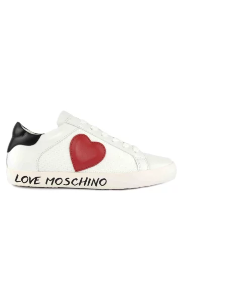 Sneakersy Love Moschino białe