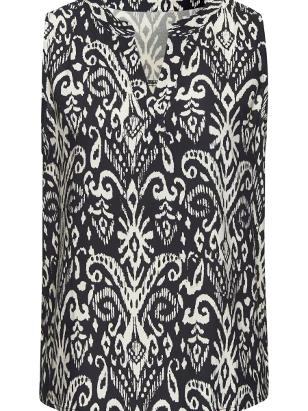 VIVANCE Bluză fildeş / noapte albastru