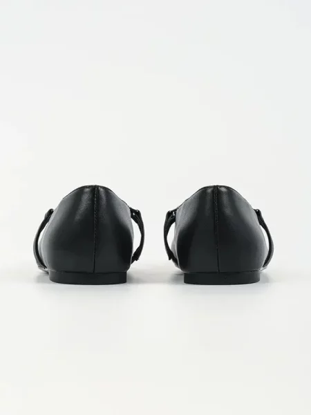 Kožené baleríny Karl Lagerfeld KONNIE černé