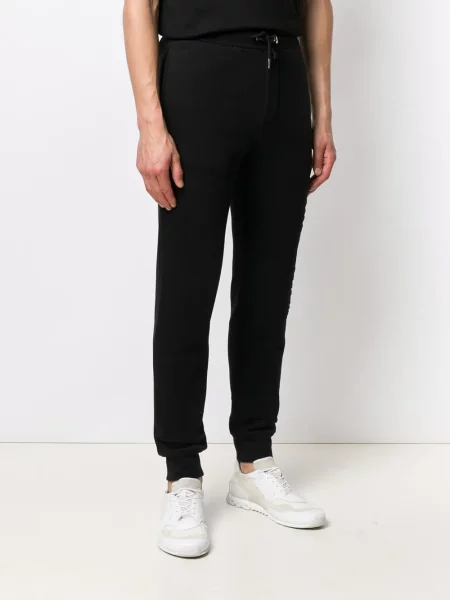 Bėgimas kūginis sportines kelnes Ralph Lauren Purple Label juoda