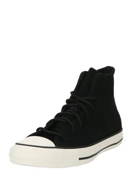 Szarvasbőr félcipő Converse fekete