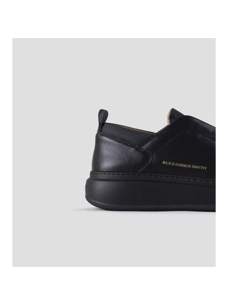 Sneakersy Alexander Smith wsuwane czarne