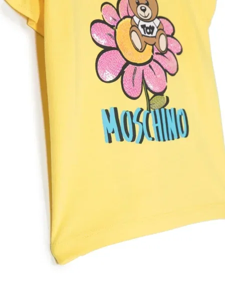 Koszulka dziecięca Moschino żółta