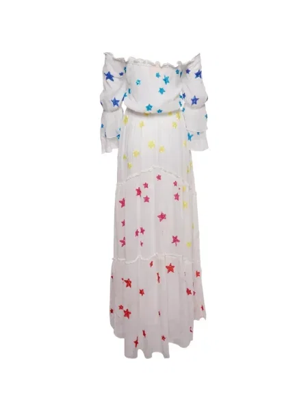 Rochie maxi Rococo Sand alb